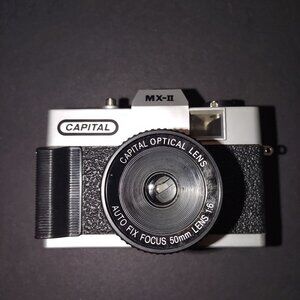 Capital MX-II 35mm Film Camera With 50mm f/6 Lens & Original Box-NEW